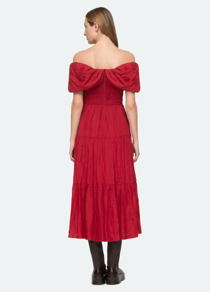 Dresses Women Sea New York Loren Dress Ruby