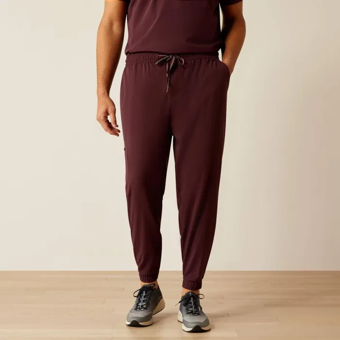 Drew Cargo Stretch Jogger Scrub Pant Winetasting Men Ariat Scrubs Drew Cargo Stretch Jogger Scrub Pant Winetasting Men Ariat Scrubs