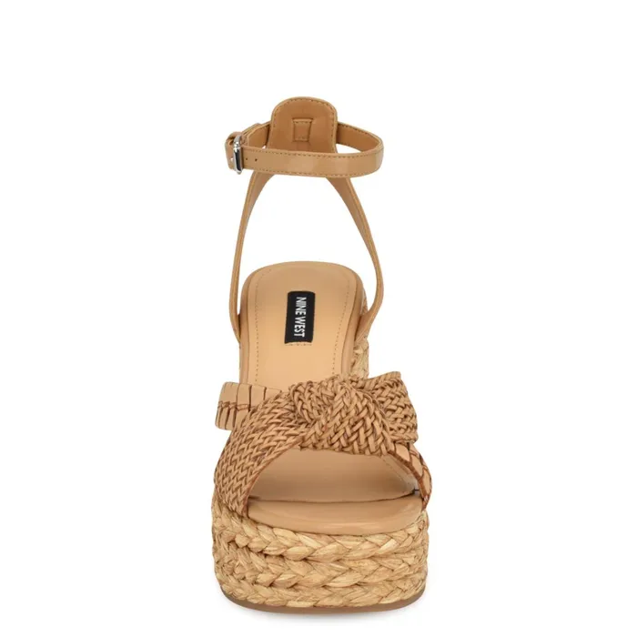 Eaden Woven Wedge Sandals Light Natural Women Nine West Sandals Eaden Woven Wedge Sandals Light Natural Women Nine West Sandals