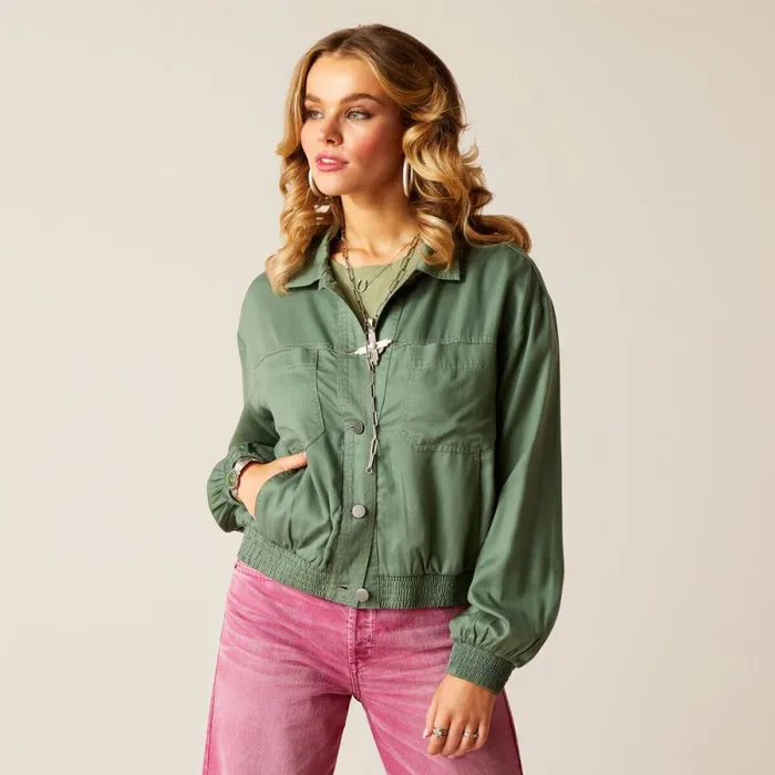 Edgerton Jacket Duck Green Women Ariat Jackets and Vests