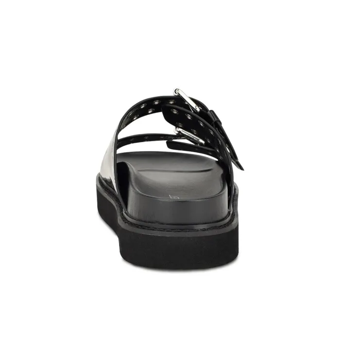 Eleny Buckle Slide Sandals Black Women Nine West Sandals Eleny Buckle Slide Sandals Black Women Nine West Sandals