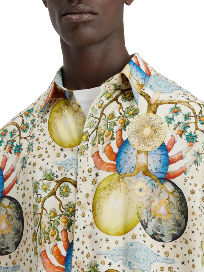 EMBASSY OF THE FREE MIND PRINTED SHIRT Embassy Tree Aop Men Scotch and Soda Shirts EMBASSY OF THE FREE MIND PRINTED SHIRT Embassy Tree Aop Men Scotch and Soda Shirts