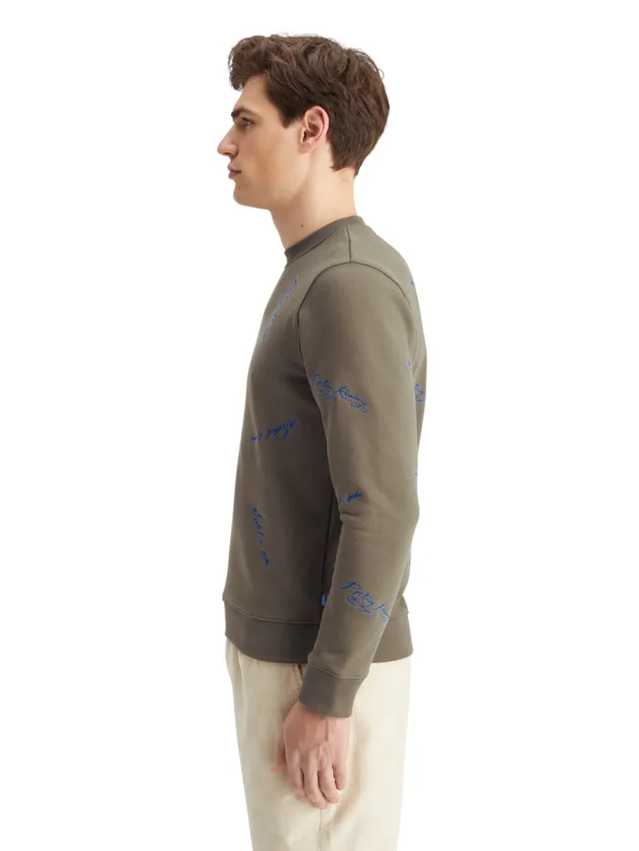 Embroidered Sweatshirt Poetry Reading Aop Men Scotch and Soda Sweatshirts and Hoodies Embroidered Sweatshirt Poetry Reading Aop Men Scotch and Soda Sweatshirts and Hoodies