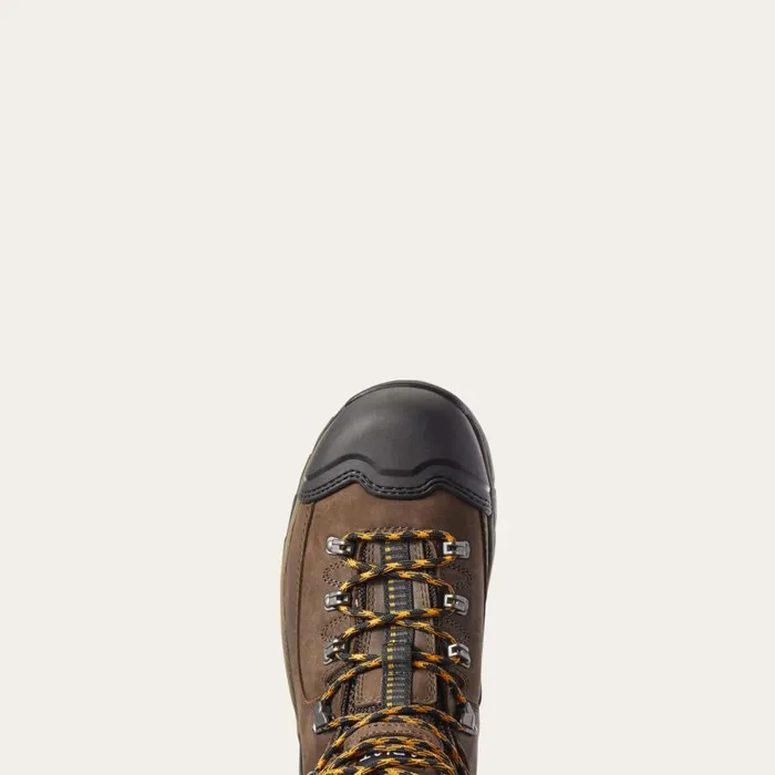 Endeavor 6034 Waterproof Work Boot Chocolate Brown Men Ariat Work Boots