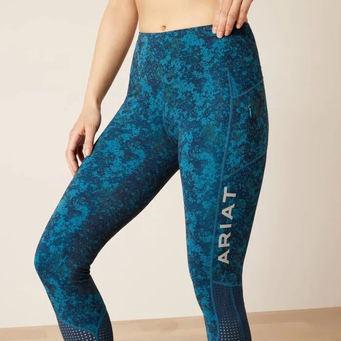 Eos Full Seat Tight Deep Petroleum Camo Floral Women Ariat Pants and Shorts Eos Full Seat Tight Deep Petroleum Camo Floral Women Ariat Pants and Shorts