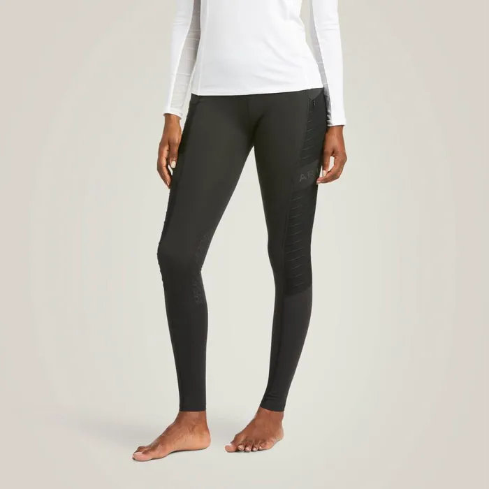 Eos Moto Knee Patch Tight Black Women Ariat Pants and Shorts