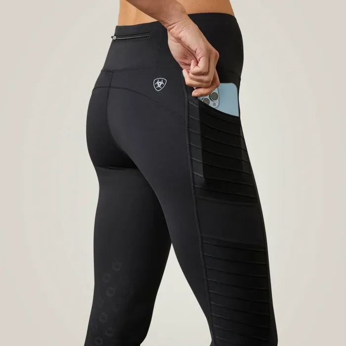Eos Moto Knee Patch Tight Black Women Ariat Pants and Shorts Eos Moto Knee Patch Tight Black Women Ariat Pants and Shorts