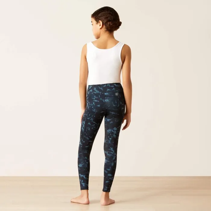 Eos Print Knee Patch Tight Stormy Skies Kids Ariat English Riding Clothing Eos Print Knee Patch Tight Stormy Skies Kids Ariat English Riding Clothing