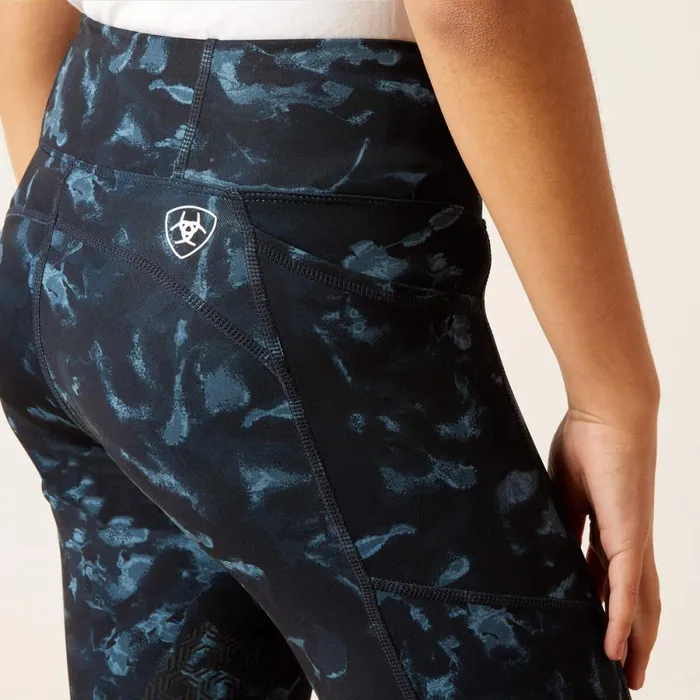 Eos Print Knee Patch Tight Stormy Skies Kids Ariat English Riding Clothing Eos Print Knee Patch Tight Stormy Skies Kids Ariat English Riding Clothing