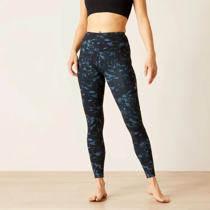 Eos Print Knee Patch Tight Stormy Skies Women Ariat Pants and Shorts