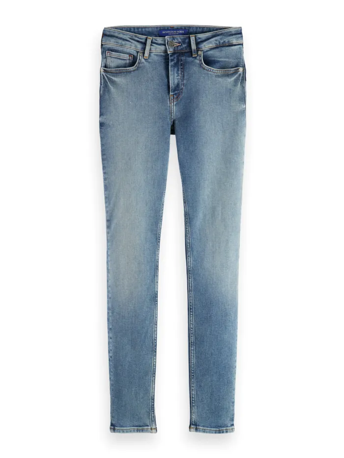 Essential BOHEMIENNE MID RISE SKINNY JEANS BLUE DRAFT Blue Draft Women Scotch and Soda Essentials