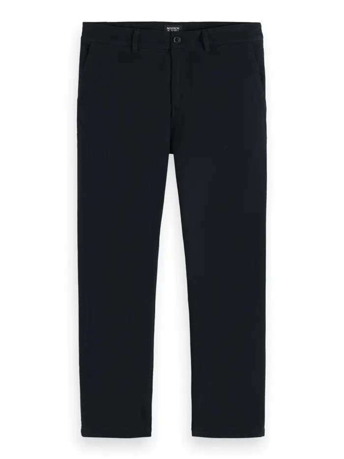 Essential Drift Cottonblend Twill Chino Black Men Scotch and Soda Pants