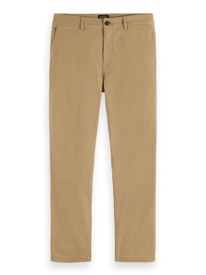 Essential Drift Cottonblend Twill Chino Black Men Scotch and Soda Pants