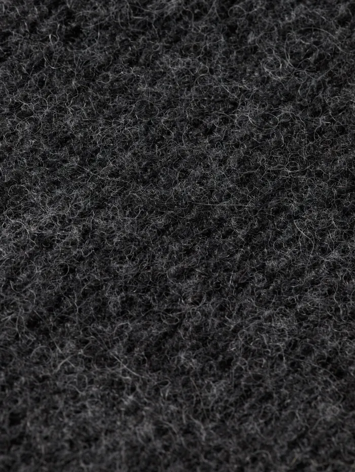 Essential FUZZY RELAXED CARDIGAN Charcoal Melange Women Scotch and Soda Knitwear Essential FUZZY RELAXED CARDIGAN Charcoal Melange Women Scotch and Soda Knitwear