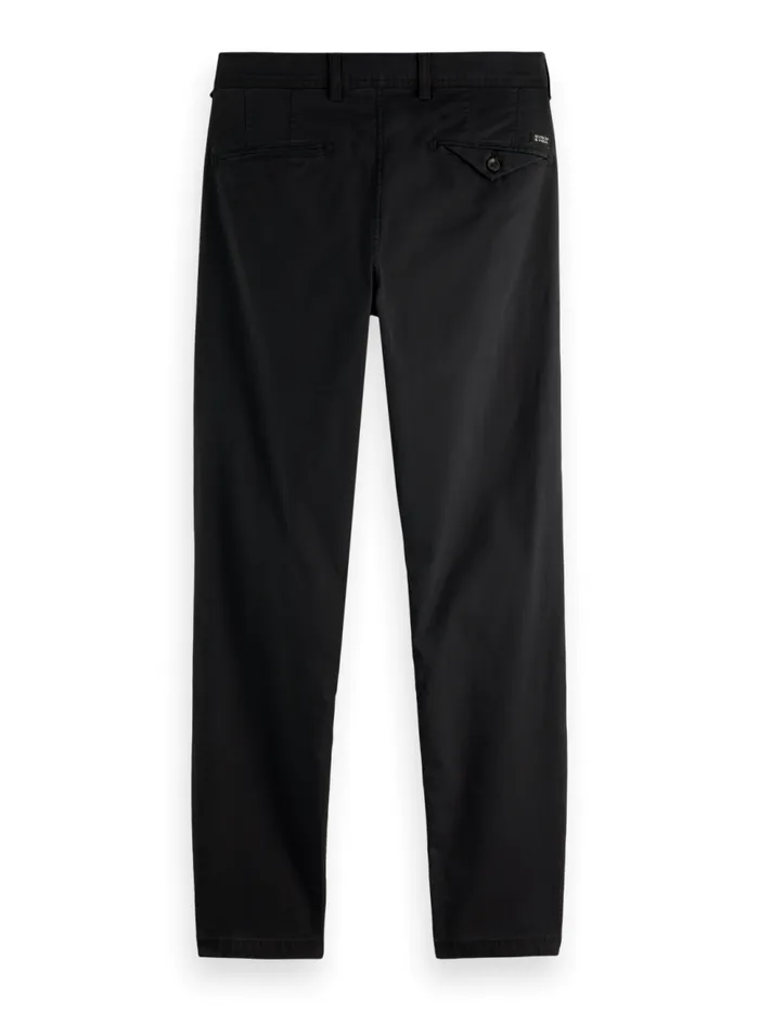 Essential Mott Super Slim Fit Chino Black Men Scotch and Soda Pants