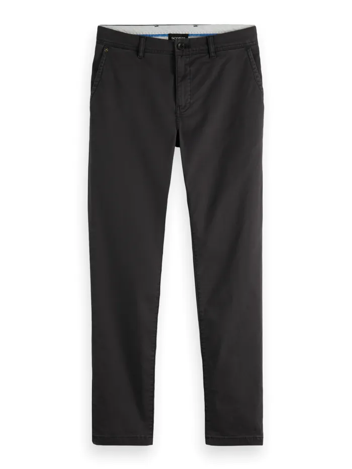 Essential Mott Super Slim Fit Chino Black Men Scotch and Soda Pants
