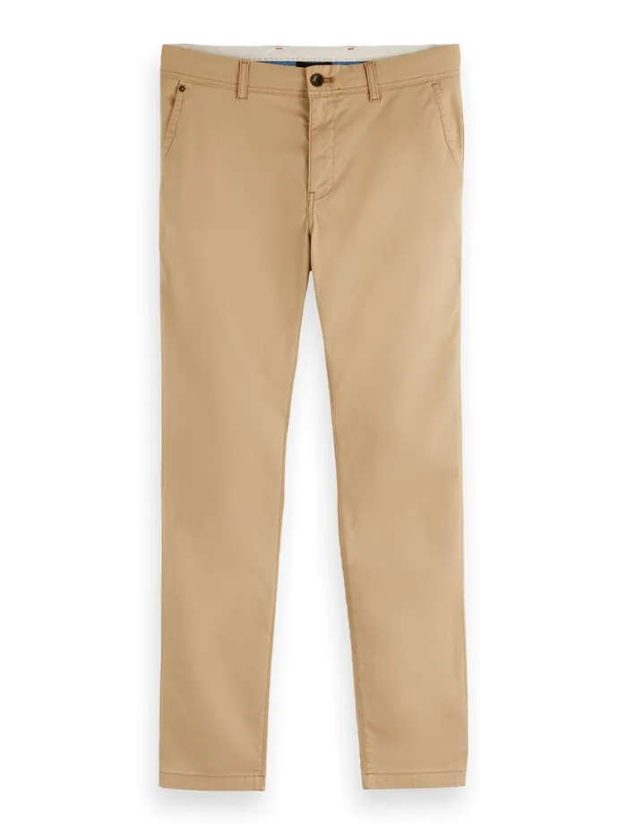 Essential Mott Super Slim Fit Chino Black Men Scotch and Soda Pants
