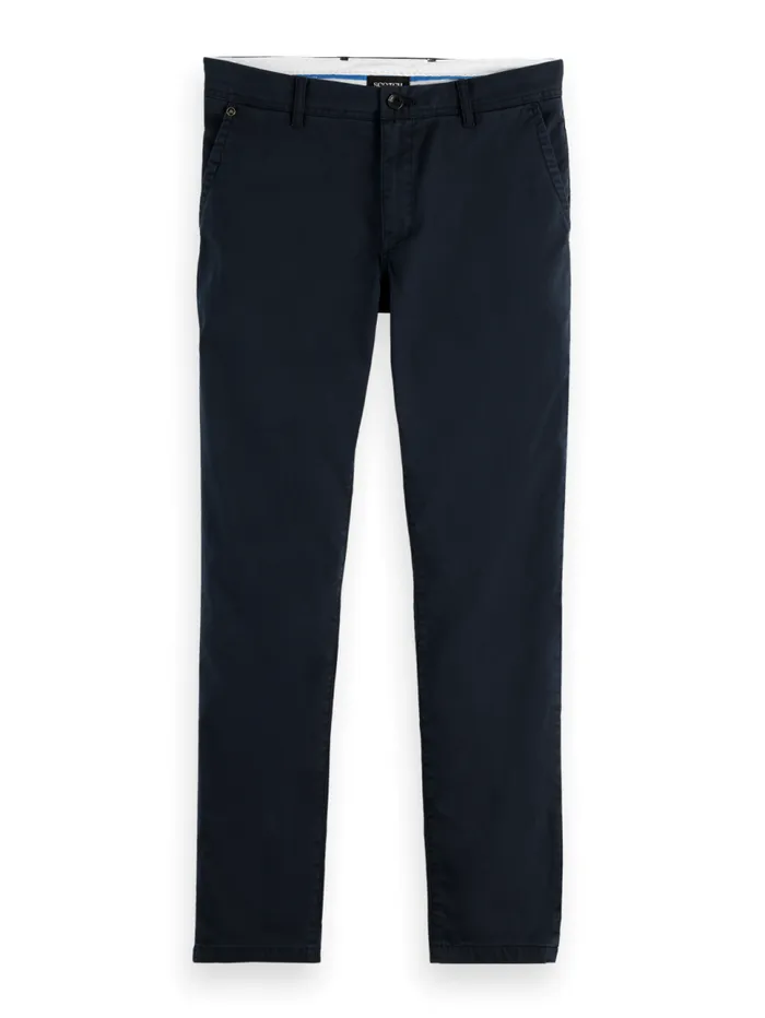 Essential Mott Super Slim Fit Chino Black Men Scotch and Soda Pants