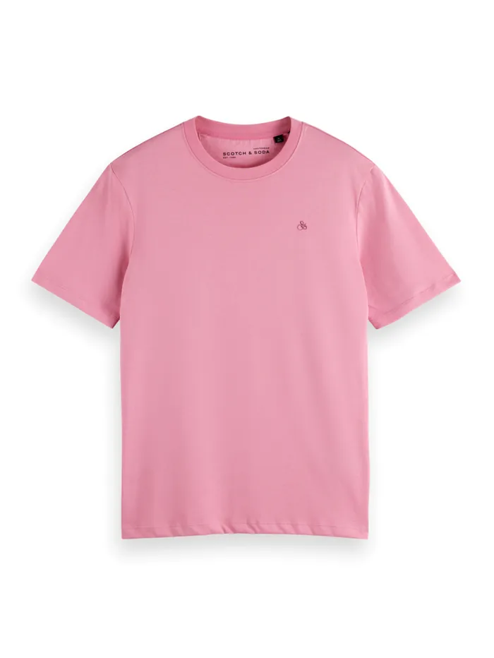 Essential Regular Fit Logo Tshirt Desert Sand Men Scotch and Soda Essentials Essential Regular Fit Logo Tshirt Desert Sand Men Scotch and Soda Essentials