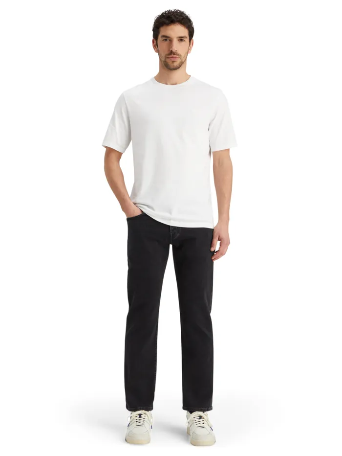 Essential Regular Fit Logo Tshirt White Men Scotch and Soda TShirts and Polo Shirts