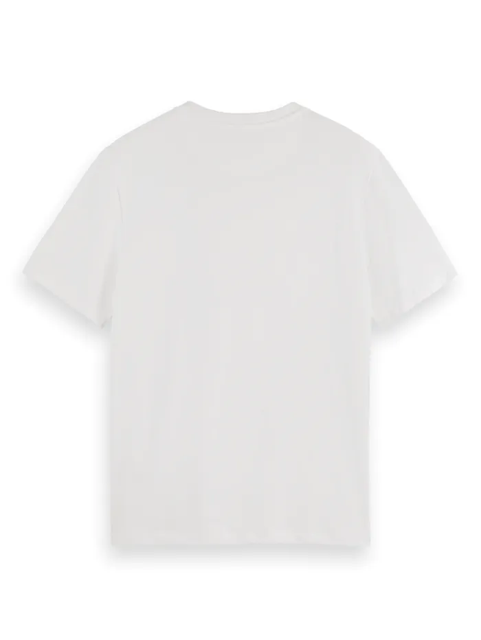 Essential Regular Fit Logo Tshirt White Men Scotch and Soda TShirts and Polo Shirts Essential Regular Fit Logo Tshirt White Men Scotch and Soda TShirts and Polo Shirts