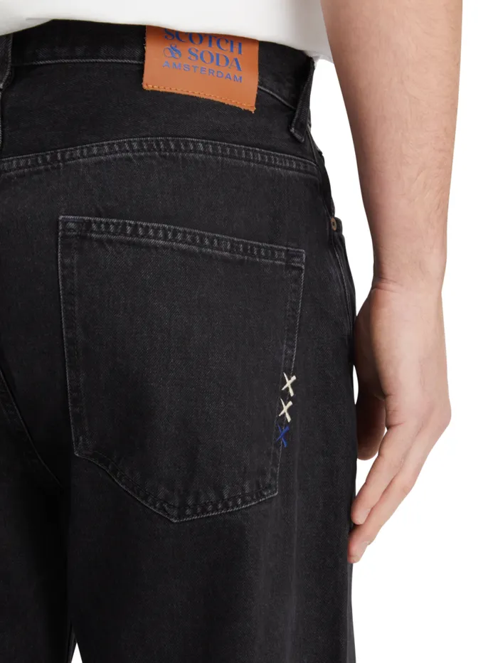 Essential The Pitch Loose Fit Jeans 8211 Black Buzz Black Buzz Men Scotch and Soda Jeans Essential The Pitch Loose Fit Jeans 8211 Black Buzz Black Buzz Men Scotch and Soda Jeans