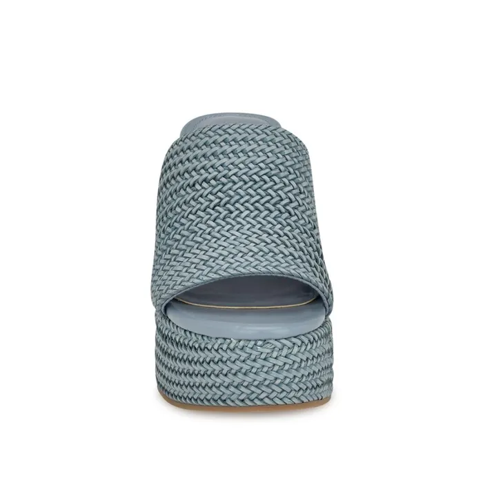 Everie Espadrille Wedge Sandals Blue Women Nine West Sandals Everie Espadrille Wedge Sandals Blue Women Nine West Sandals