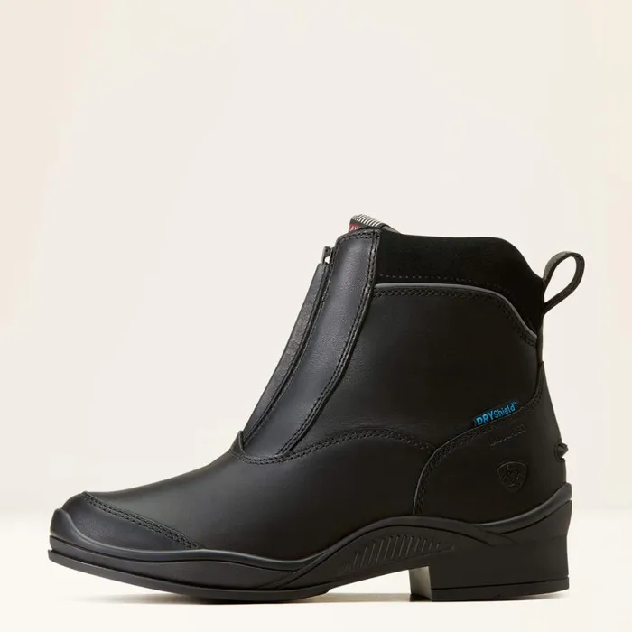 Extreme Pro Zip Waterproof Insulated Paddock Boot Black Women Ariat English Riding Boots