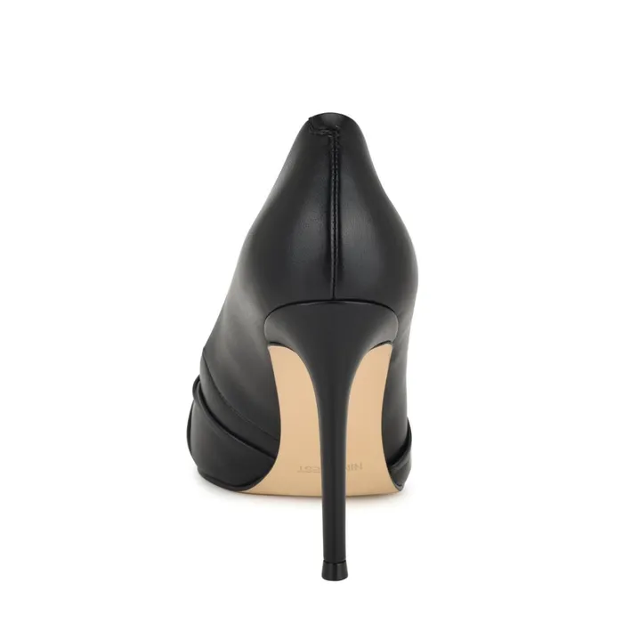 Faiza Knotted Pointy Toe Pumps Black Women Nine West Pumps Faiza Knotted Pointy Toe Pumps Black Women Nine West Pumps