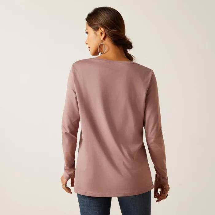 Fawna TShirt Twilight Mauve Women Ariat TShirts and Tops Fawna TShirt Twilight Mauve Women Ariat TShirts and Tops