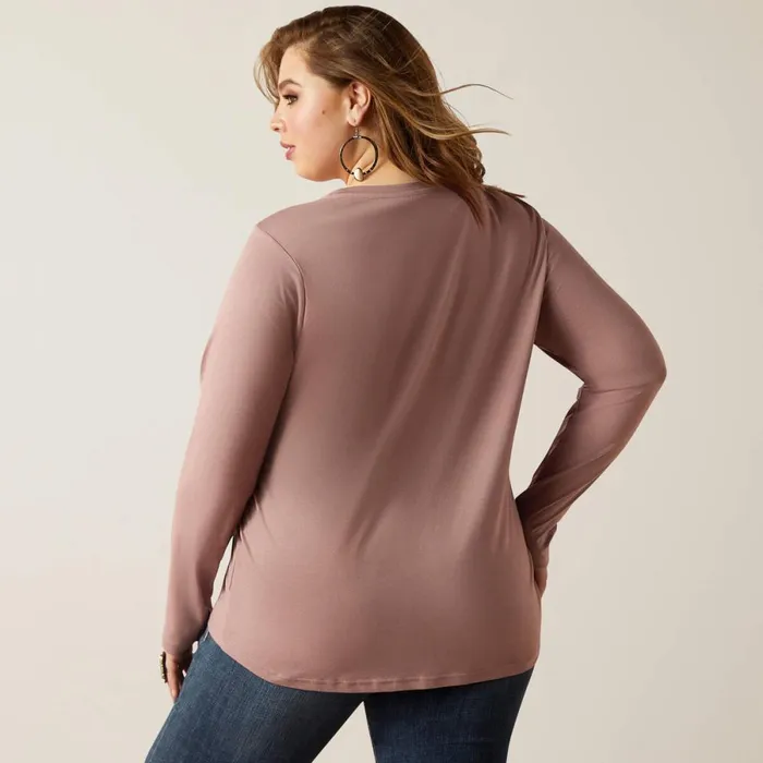 Fawna TShirt Twilight Mauve Women Ariat TShirts and Tops Fawna TShirt Twilight Mauve Women Ariat TShirts and Tops