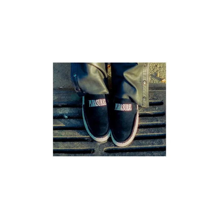 Flats and Loafers WomenMen Sperry Unisex Sperry X Pleasures MocSider Knit Mule Black