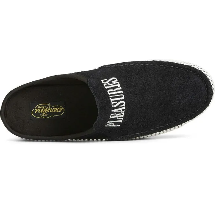 Flats and Loafers WomenMen Sperry Unisex Sperry X Pleasures MocSider Knit Mule Black