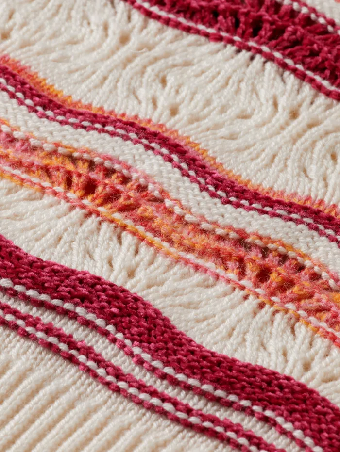 FLUFFY MULTISTRIPE PULLOVER Bohemian Stripe Kids Scotch and Soda Knitwear