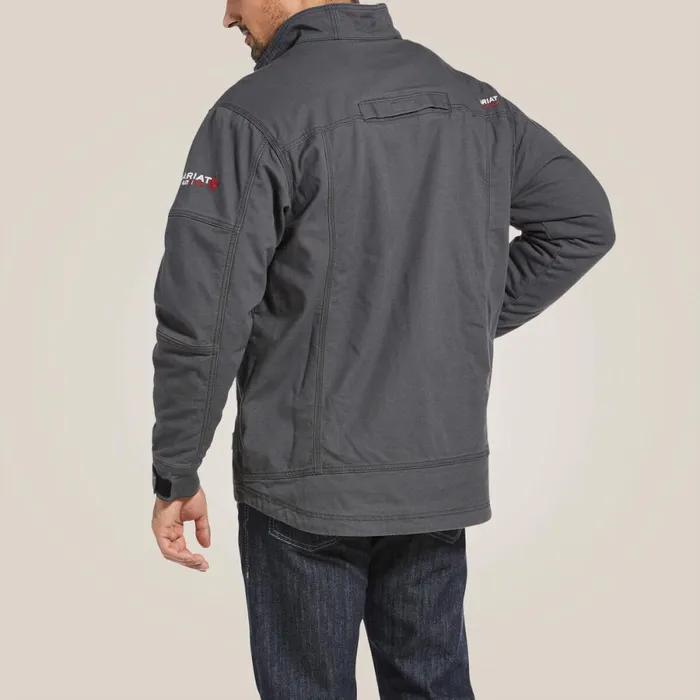 FR DuraLight Stretch Canvas Field Jacket Iron Grey Men Ariat Workwear FR DuraLight Stretch Canvas Field Jacket Iron Grey Men Ariat Workwear