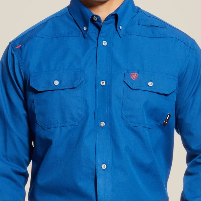 FR Featherlight Work Shirt Royal Blue Men Ariat Workwear FR Featherlight Work Shirt Royal Blue Men Ariat Workwear