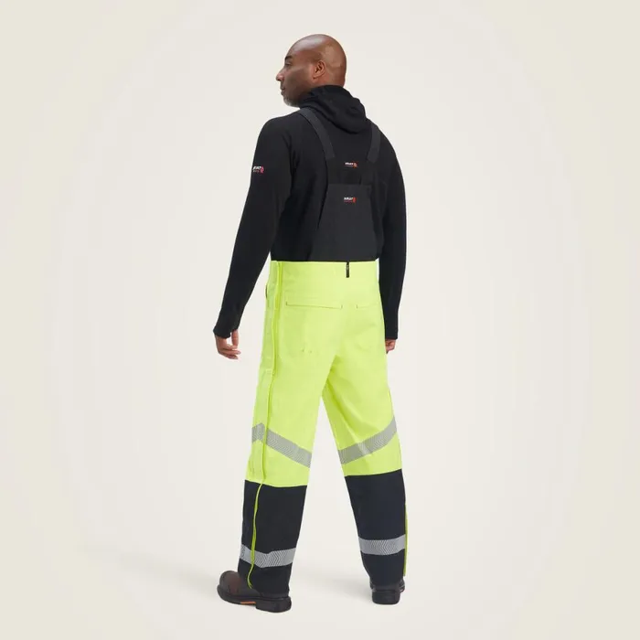FR HiVis Waterproof Bib Hivis Yellow Men Ariat Workwear FR HiVis Waterproof Bib Hivis Yellow Men Ariat Workwear