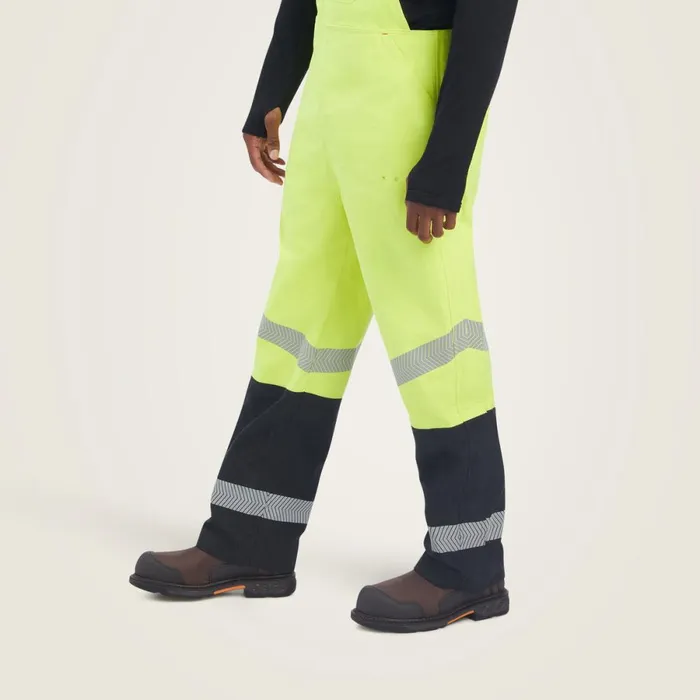 FR HiVis Waterproof Bib Hivis Yellow Men Ariat Workwear FR HiVis Waterproof Bib Hivis Yellow Men Ariat Workwear