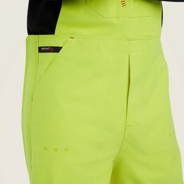 FR HiVis Waterproof Bib Hivis Yellow Men Ariat Workwear FR HiVis Waterproof Bib Hivis Yellow Men Ariat Workwear