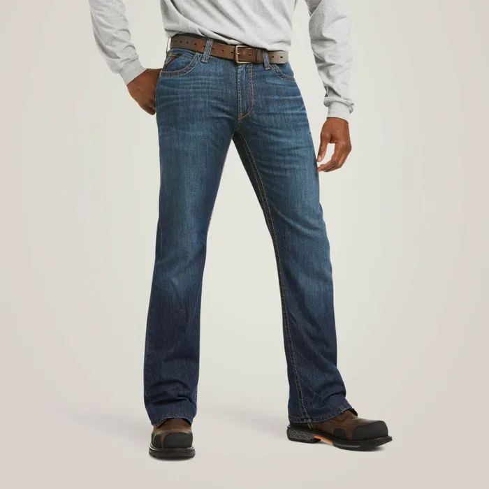 FR M4 Relaxed Stretch DuraLight Jett Boot Cut Jean Airway Men Ariat Denim