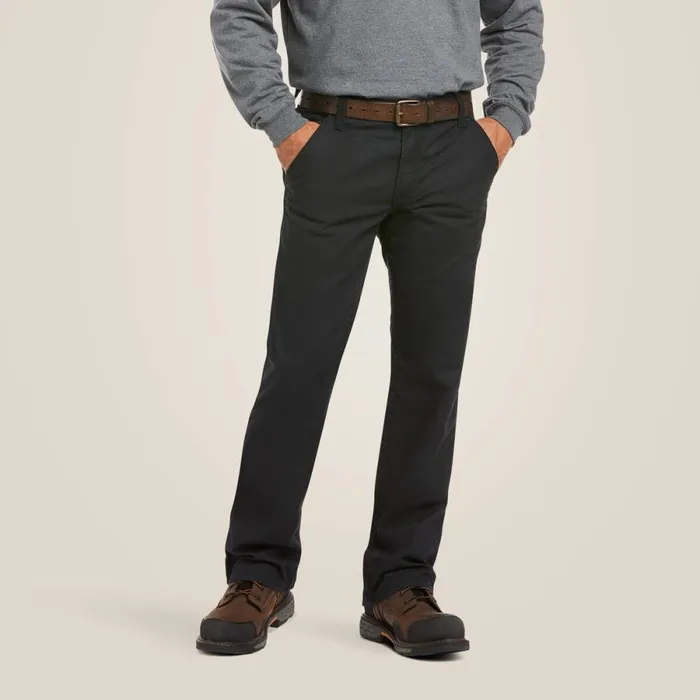 FR M4 Relaxed Workhorse Boot Cut Pant Black Men Ariat Pants and Shorts