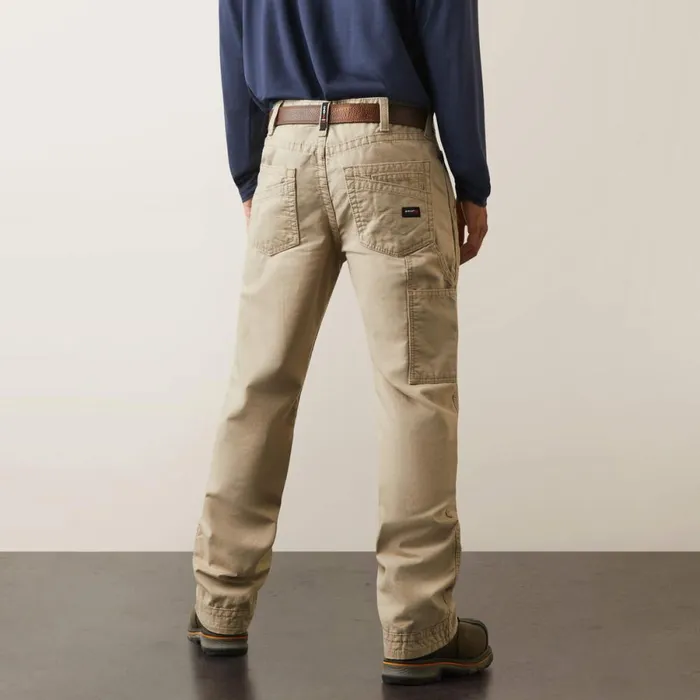 FR M4 Relaxed Workhorse Boot Cut Pant Fr Khaki Men Ariat Pants and Shorts FR M4 Relaxed Workhorse Boot Cut Pant Fr Khaki Men Ariat Pants and Shorts