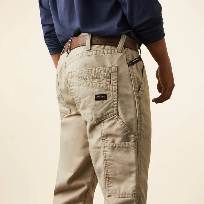 FR M4 Relaxed Workhorse Boot Cut Pant Fr Khaki Men Ariat Pants and Shorts FR M4 Relaxed Workhorse Boot Cut Pant Fr Khaki Men Ariat Pants and Shorts