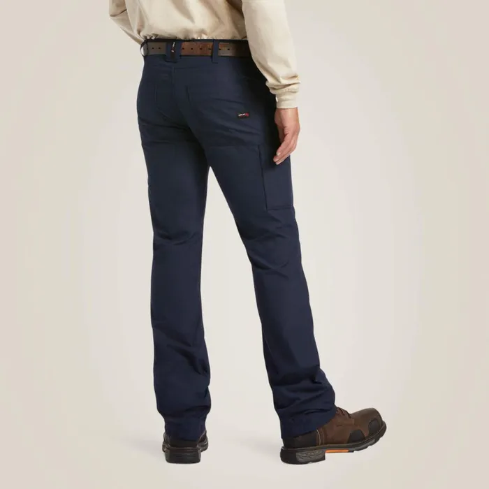 FR M5 DuraLight Ripstop Stackable Straight Leg Pant Navy Men Ariat Workwear FR M5 DuraLight Ripstop Stackable Straight Leg Pant Navy Men Ariat Workwear