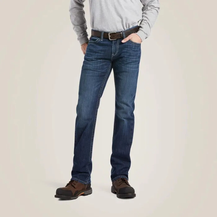 FR M7 Slim Stretch DuraLight Shoreway Stackable Straight Leg Jean Kelby Men Ariat Workwear