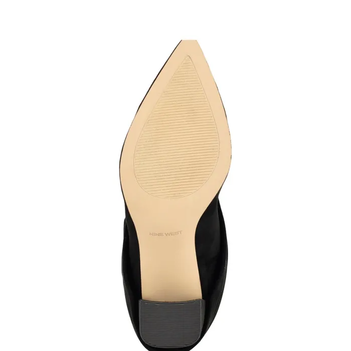 Francis Block Heel Cuff Boots Black Women Nine West Boots and Booties Francis Block Heel Cuff Boots Black Women Nine West Boots and Booties