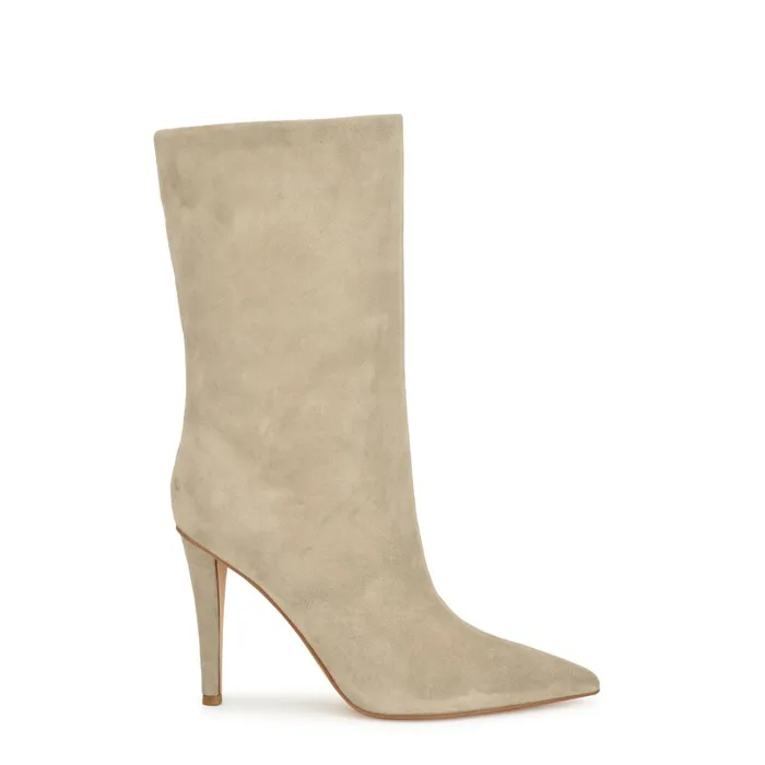 Frenchi Dress Boots Taupe Women Nine West Boots and Booties