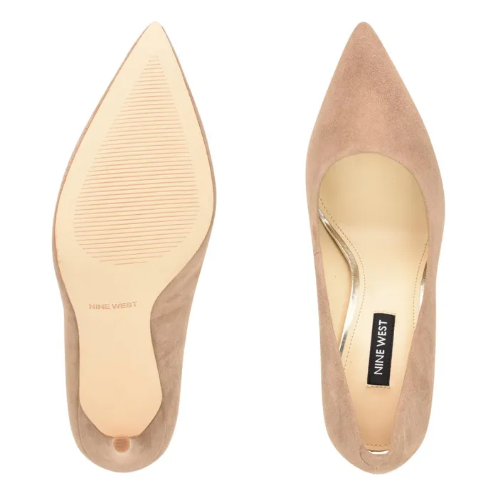 Fresh Pointy Toe Pumps Taupe Suede Women Nine West Pumps Fresh Pointy Toe Pumps Taupe Suede Women Nine West Pumps