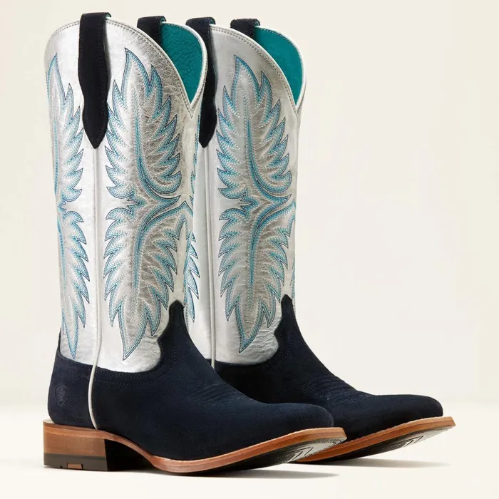 Frontier Calamity Jane Western Boot Polo Blue Roughoutelectric Silver Women Ariat Western Boots Frontier Calamity Jane Western Boot Polo Blue Roughoutelectric Silver Women Ariat Western Boots