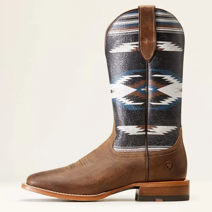Frontier Chimayo Western Boot Natural Crunch Men Ariat Western Boots